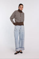 Cardigan rayé Mahé