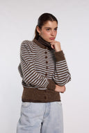 Cardigan rayé Mahé