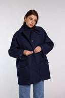 Manteau en laine marine Bobby