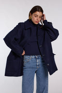 Manteau en laine marine Bobby