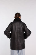 Peau lainée noire Julien