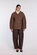 Manteau en laine Nouria