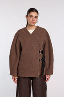 Manteau en laine Nouria