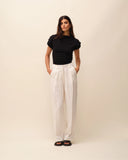 Pantalon tailleur lin Chris