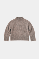 Pull fait en France marron chiné Marcel