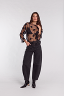 Blouse à pois Pola