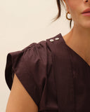 Top marron Trudy