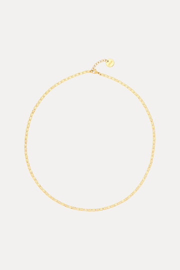 Chiseled chain gold-plated Lia