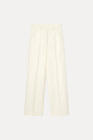 Pantalon tailleur Youssef écru