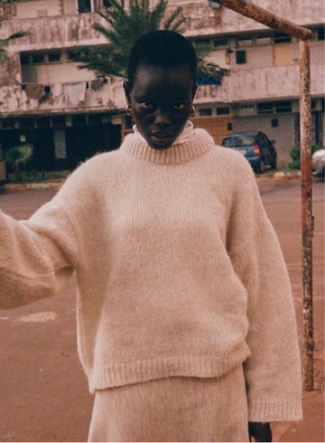 Pull oversized en alpaga Marco