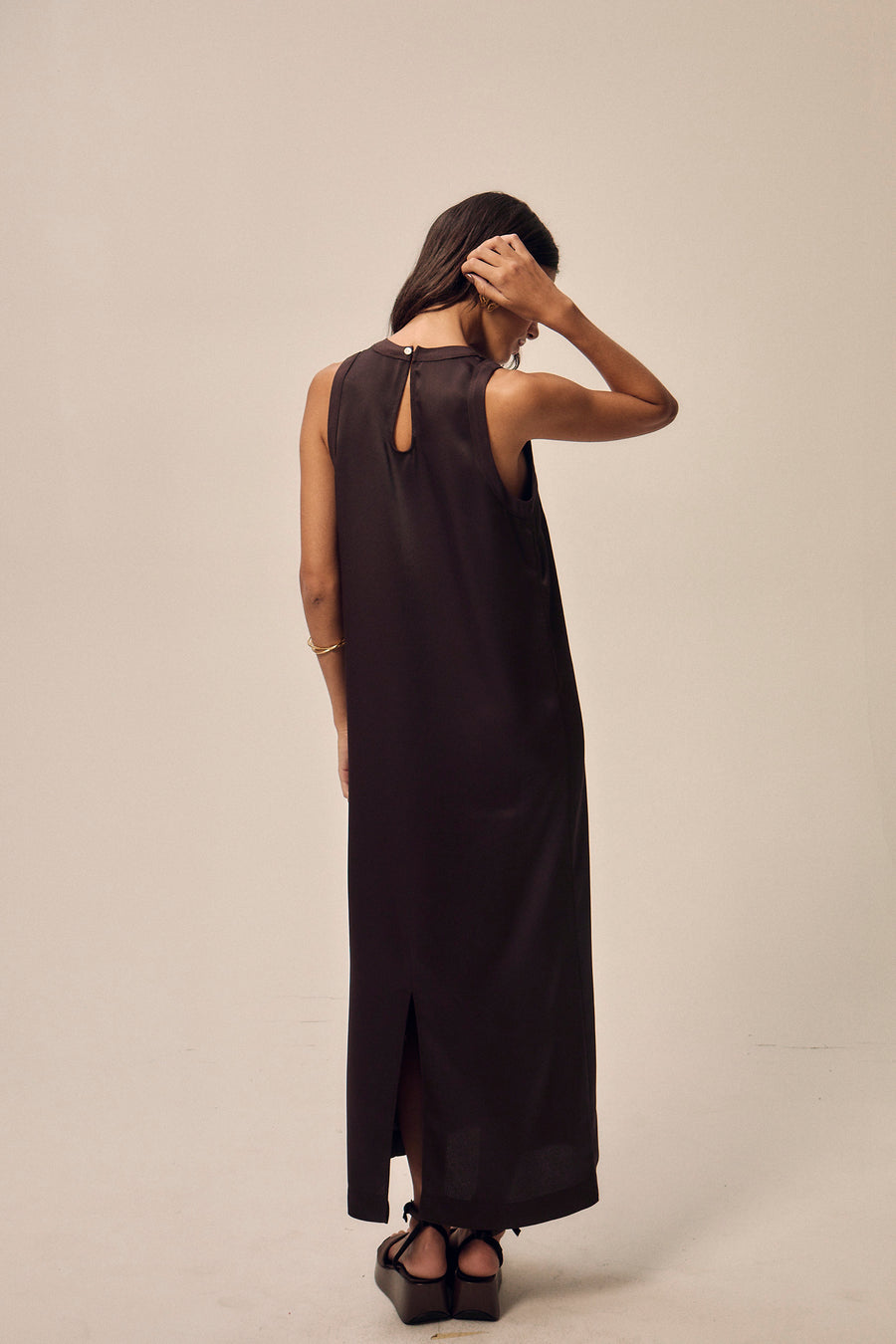 Robe Adid marron