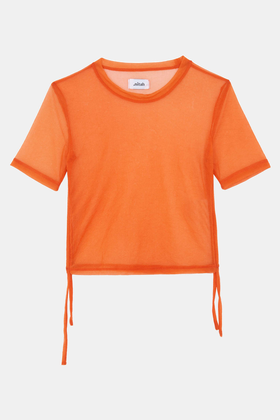 Top brillant Mathilda orange