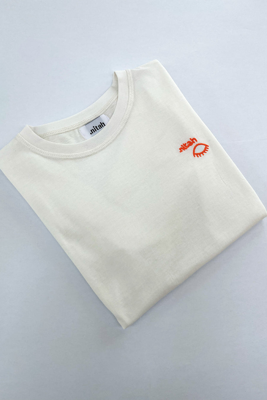 T-shirt brodé orange Olga