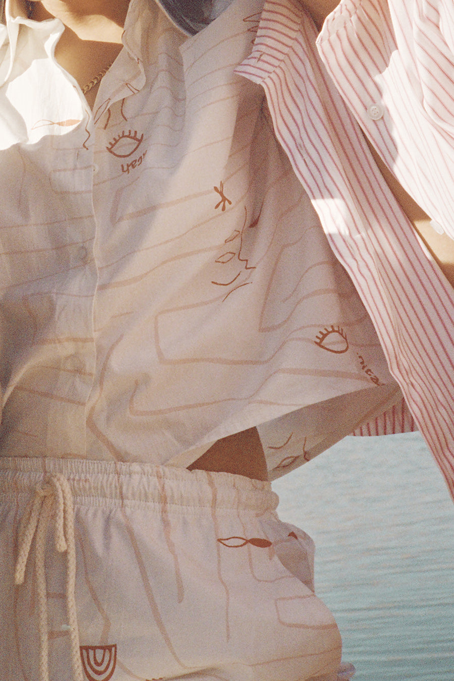 Chemise en coton imprimée Elisa