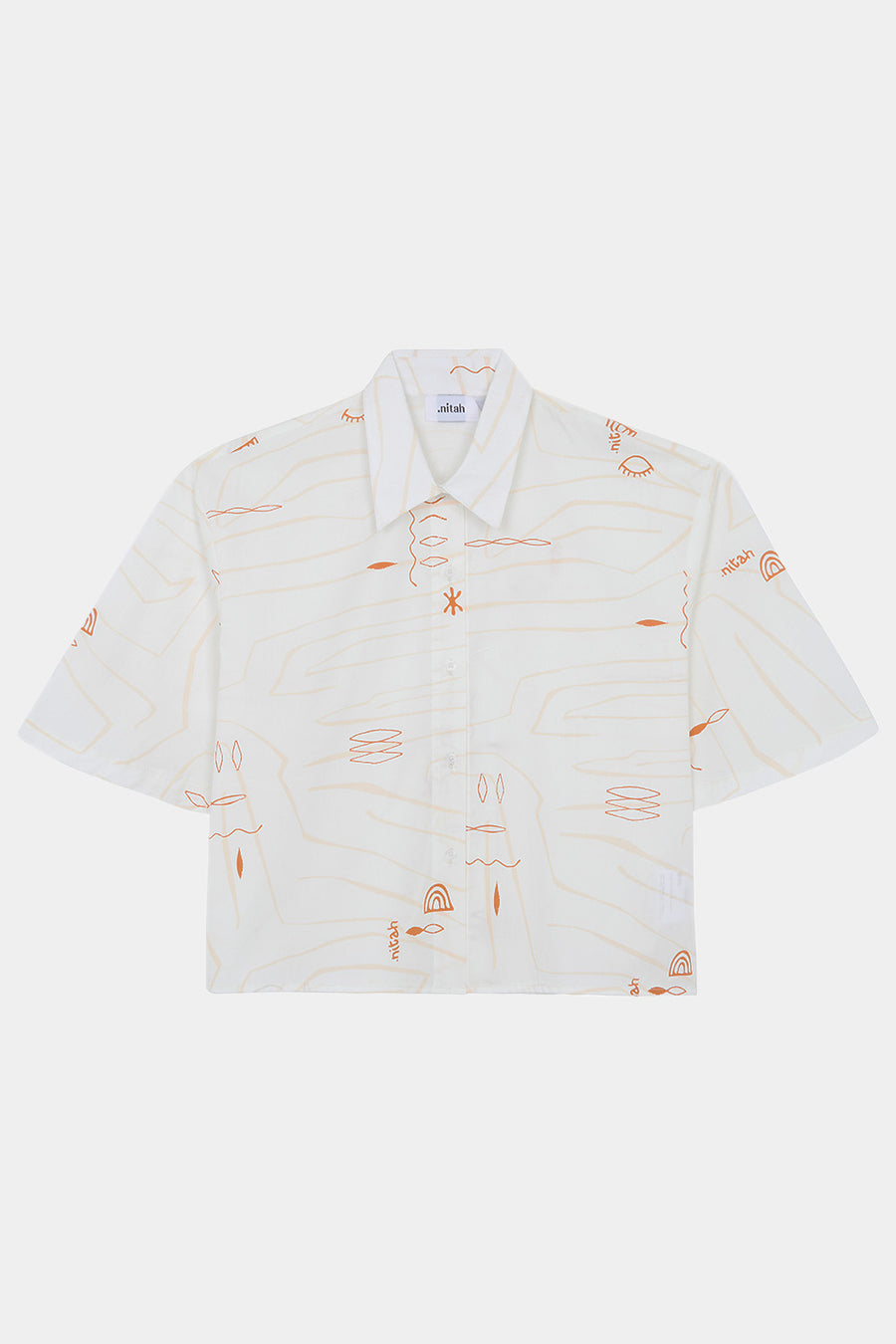 Chemise en coton imprimée Elisa